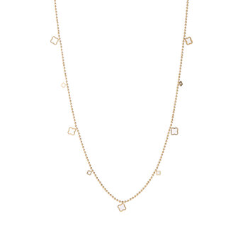 Ketting TN5343-2 Tiny clover necklace tiny goud - ​​​​​​​Day&amp;Eve 