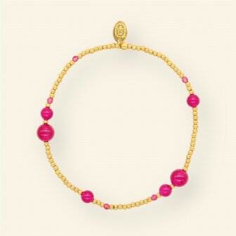 Armband Bubble fuchsia - MableHappiness