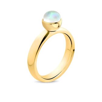 Twisted ring Tracy goud M01R 5010 - Melano