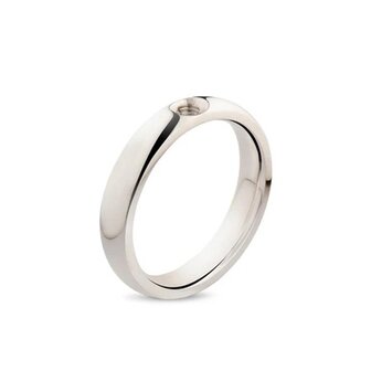 Twisted ring Tracy zilver M01R 5010 - Melano