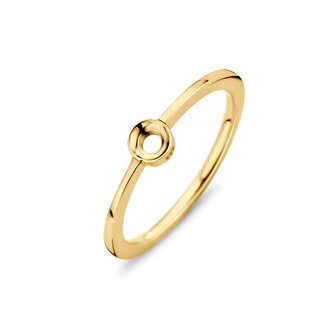 Twisted ring Petite goud TR15 - Melano