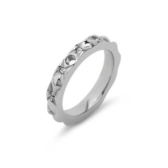 Twisted ring Toto zilver TR40 - Melano