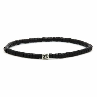 Armband Max Silver Logo Tube 4MM20cm - Karma Him