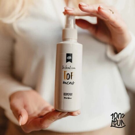 Roomspray Tof Mens - 100%leuk