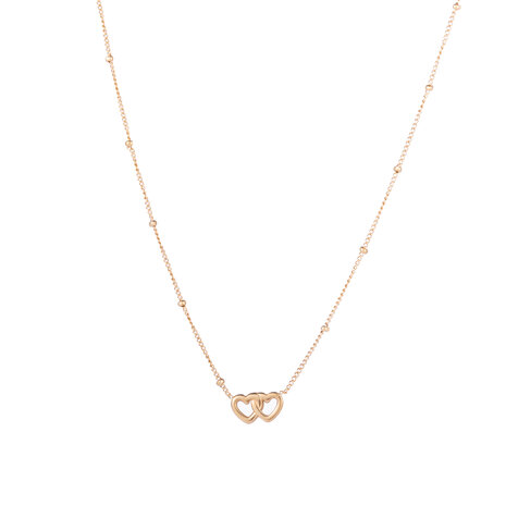 Ketting N3208-2 small hearts goud - Day&Eve 