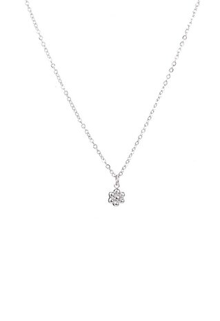 Ketting N2810-1 flower zilver - Day&Eve