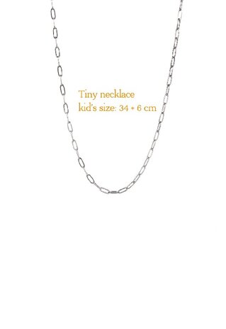 Ketting TN1863-1 schakel tiny zilver - Day&Eve 