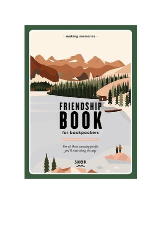 Boek Friendship book for backpackers - De Wereld van Snor