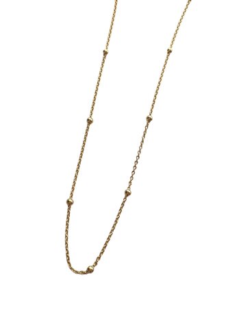 Ketting Bolletjes goud (div. lengtes) - Imotionals