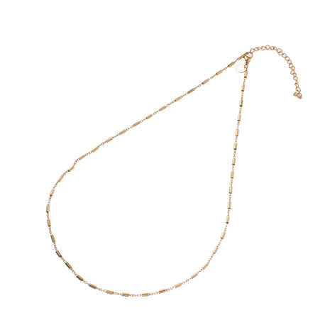 Ketting N3953-2 tube link goud - ​​​​​​​Day&Eve 