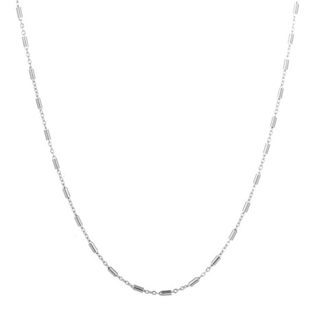 Ketting N3953-1 tube link zilver - Day&Eve 