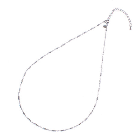 Ketting N3953-1 tube link zilver - Day&Eve 