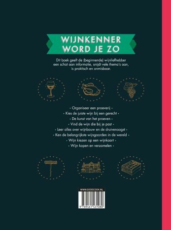 Boek wijnkenner word je zo - Good cook