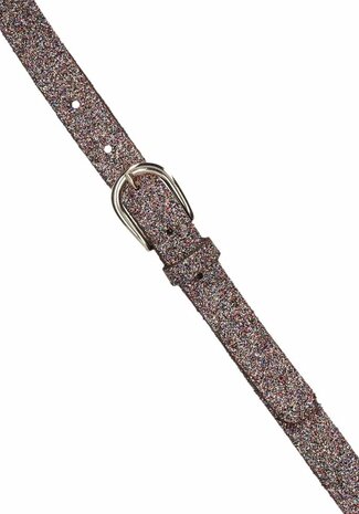 Riem leer glitter multi - Elvy Fashion