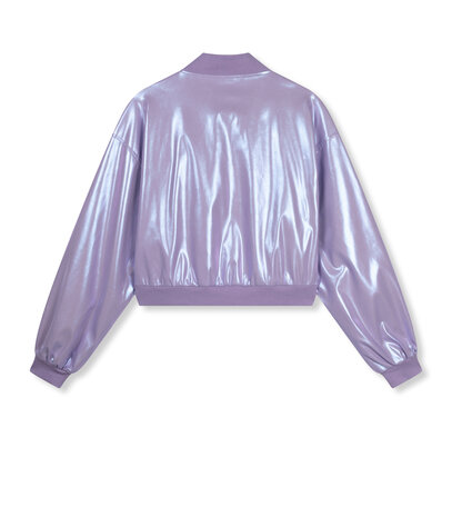 Jacket metallic bomber lila MILEY - Refined Department