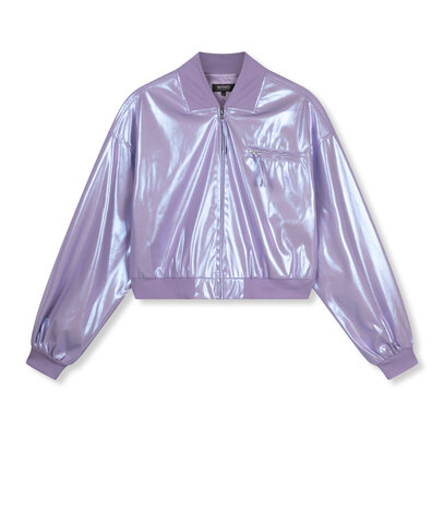 Jacket metallic bomber lila MILEY - Refined Department