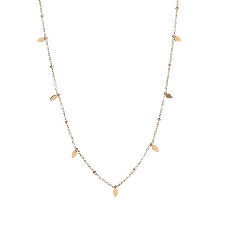 Ketting N4409-2 fine petals necklace goud - ​​​​​​​Day&Eve 