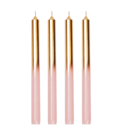 Dipdye 4 Tapers - Light Pink/Gold - HouseVitamin