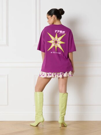 T-shirt MAGGY atelier purple - Refined Department