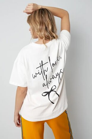 T-shirt with love always wit