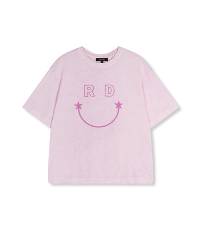 T-shirt Bruna Smiley soft pink - Refined Department