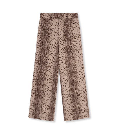 Broek Woven leopard pants Puck - Refined Department