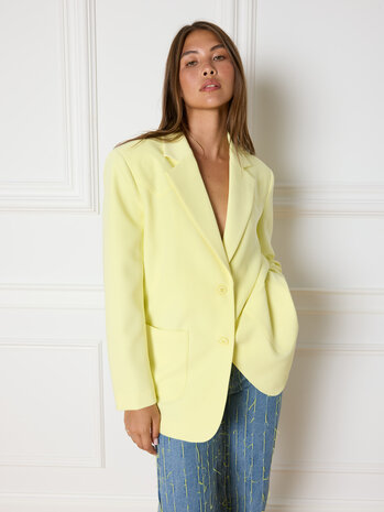 Blazer soft yellow Pam  - Refined Department