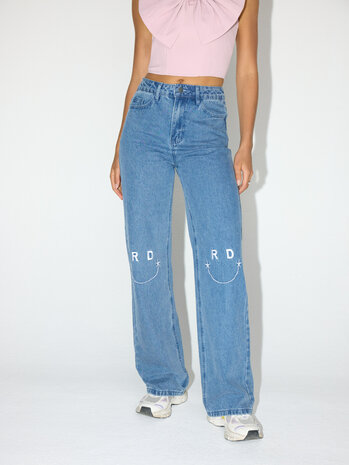 Broek denim/jeans smiley Hannah - Refined Department