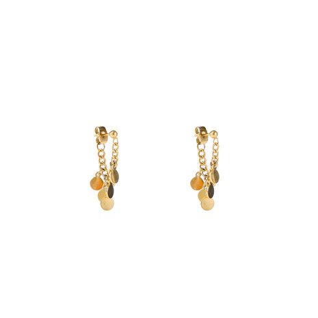 Oorbellen E4822-2 rounds garland earring goud - Day&Eve 