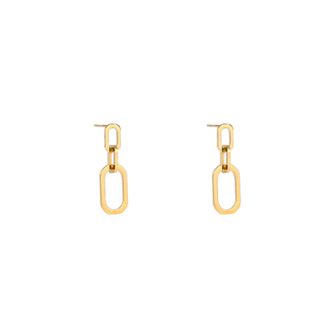 Oorbellen E4852-2 classic link earring goud - Day&Eve 