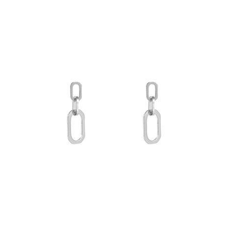 Oorbellen E4852-1 classic link earring zilver - Day&Eve 