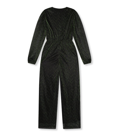 Jumpsuit KITT glitter donkergroen - Refined Department