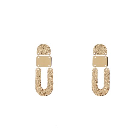 Oorbellen E4845-2 U shape earring goud - Day&Eve 