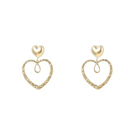 Oorbellen E4372-2 looped heart goud- Day&Eve 