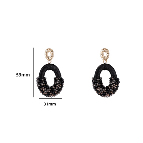 Oorbellen E4568-1 Beads Oval - Day&Eve