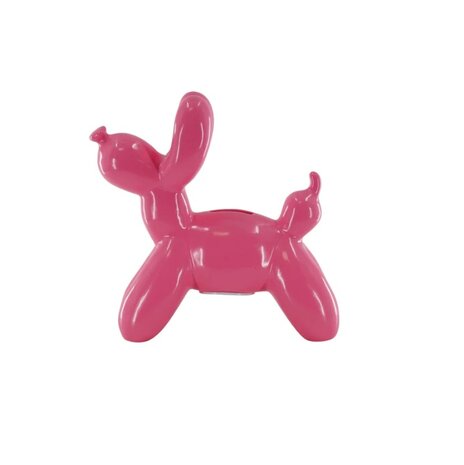 Spaarpot ballonhondje neon roze - HouseVitamin