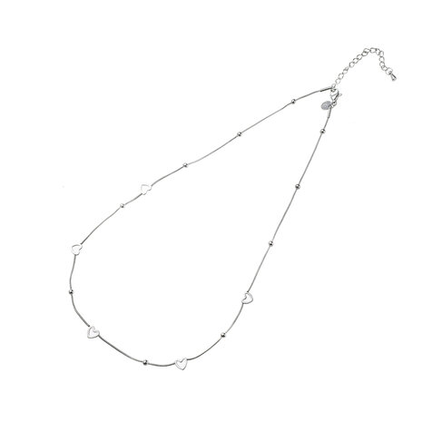 Ketting N5349-1 Smooth heart necklace zilver - ​​​​​​​Day&Eve 