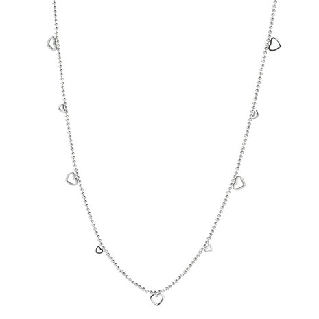 Ketting N5342-1  Tiny  heart necklace zilver - ​​​​​​​Day&Eve 