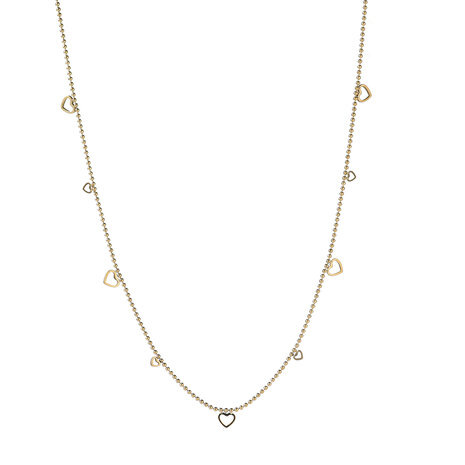 Ketting N5342-2  Tiny  heart necklace goud - ​​​​​​​Day&Eve 