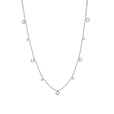 Ketting N5343-1 Tiny clover necklace zilver - ​​​​​​​Day&Eve 