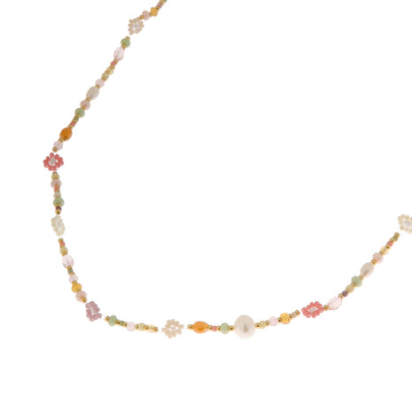 Ketting Tutti frutti ketting goud - Label Kiki